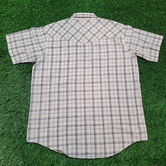 Ely Cattleman Big & Tall Western Shirt Mens XLT Baggy Fit Pearl Snap Cowboy - Picture 3 of 5